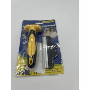 DakPets Deshedding Brush Dog & Cat Hair Tool Trimming Reduces Shedding NEW Pet
